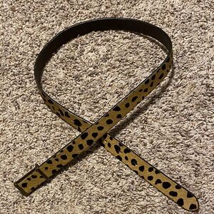 Madewell Leopard Print Belt